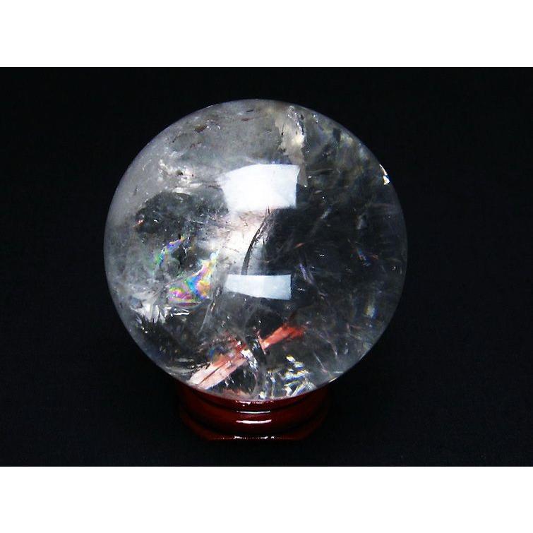 虹入り ヒマラヤ水晶 丸玉 61mm t62-15147 : 誠安天然石専門店 - 通販