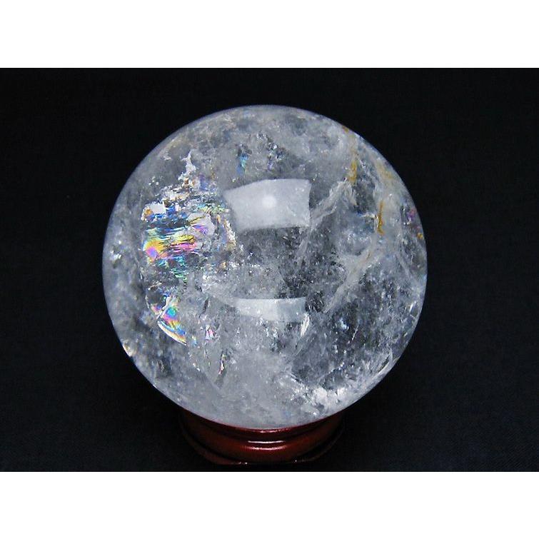 虹入り ヒマラヤ水晶 丸玉 61mm t62-15810 : 誠安天然石専門店 - 通販