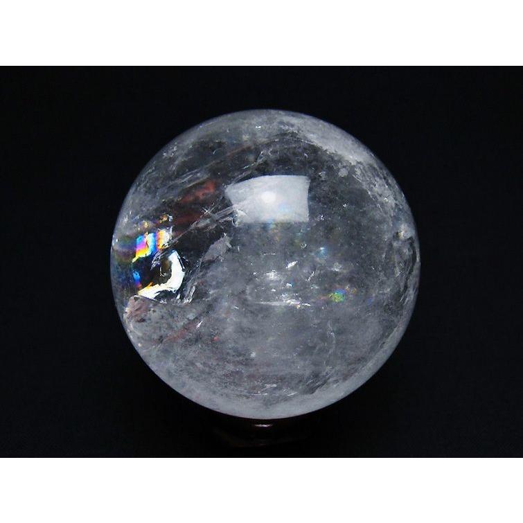虹入り ヒマラヤ水晶 丸玉 57mm t62-16063 : 誠安天然石専門店