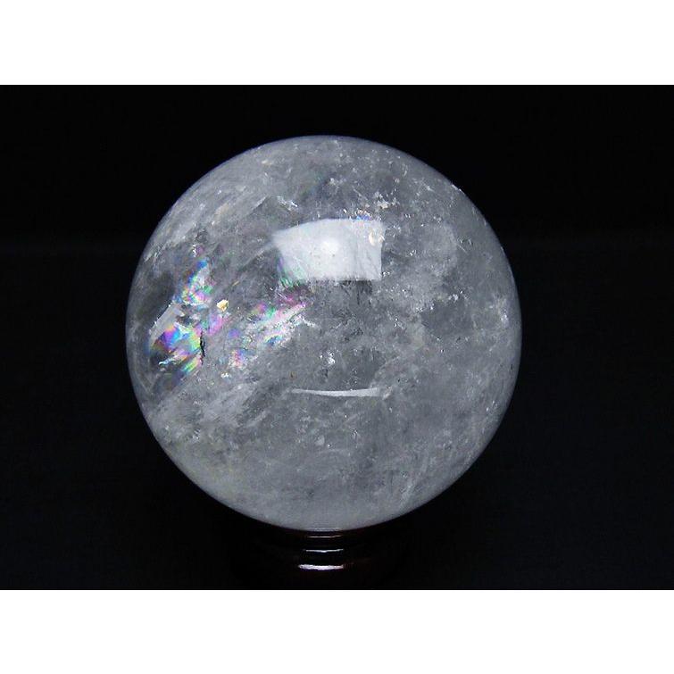 虹入り ヒマラヤ水晶 丸玉 85mm t62-16102 : 誠安天然石専門店 - 通販