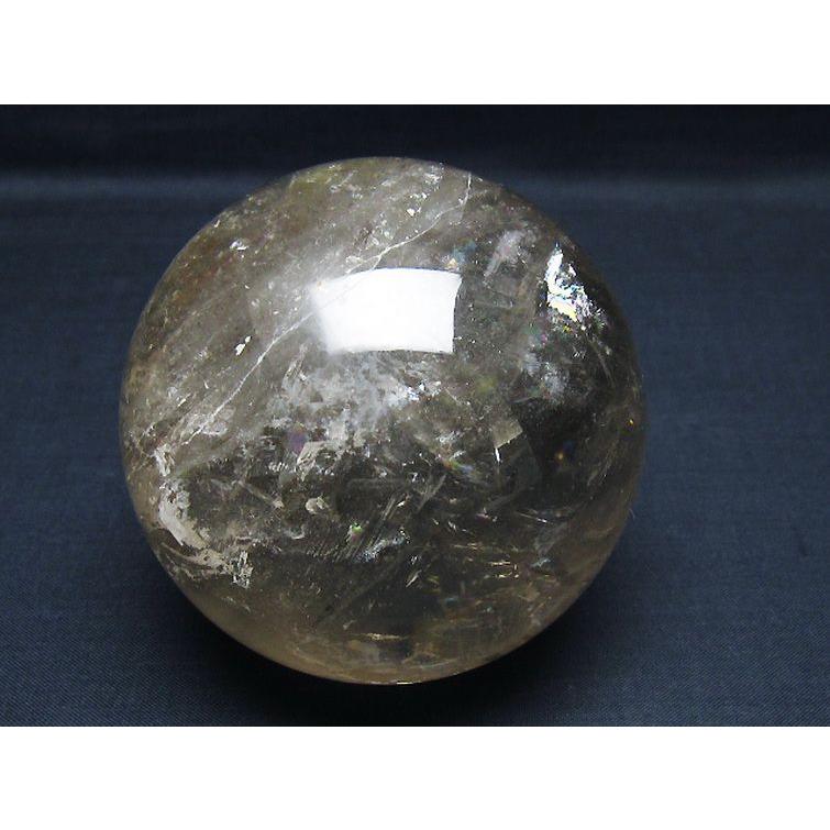 【ヒマラヤ水晶】丸玉 虹入り 約98㎜ 約1,355g 天然石 セール開催中！ 虹入りヒマラヤ水晶丸玉 24mm [T317-4146]