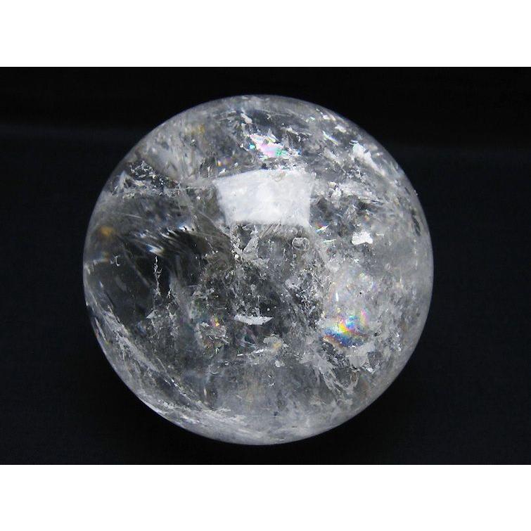 1Kg 虹入り ヒマラヤ水晶 丸玉 90mm t62-16334 : 誠安天然石専門店