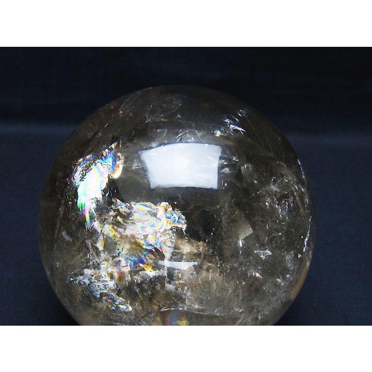 1.1Kg 虹入り ヒマラヤ水晶 丸玉 93mm t62-16335 : 誠安天然石専門店