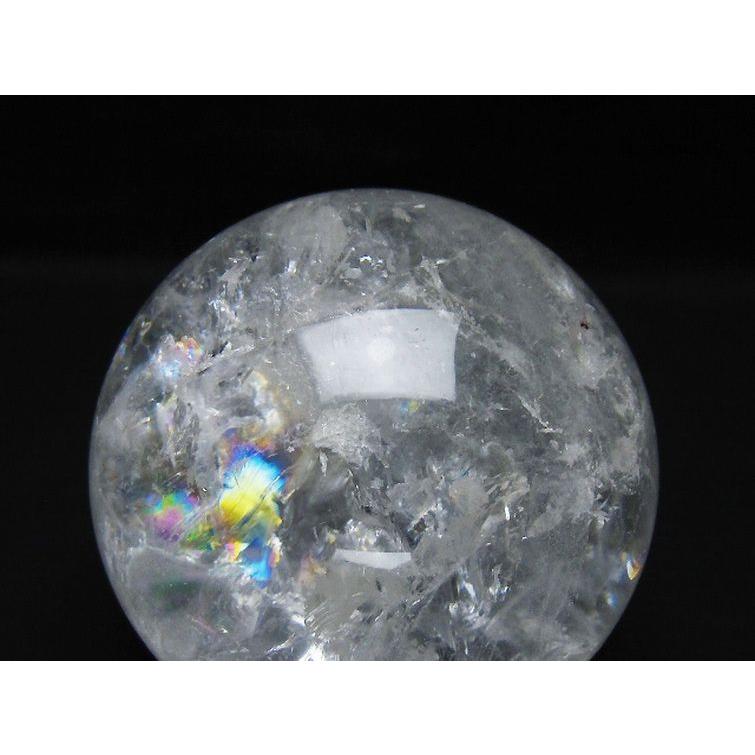 1.1Kg 虹入り ヒマラヤ水晶 丸玉 92mm t62-16340 【公式通販】