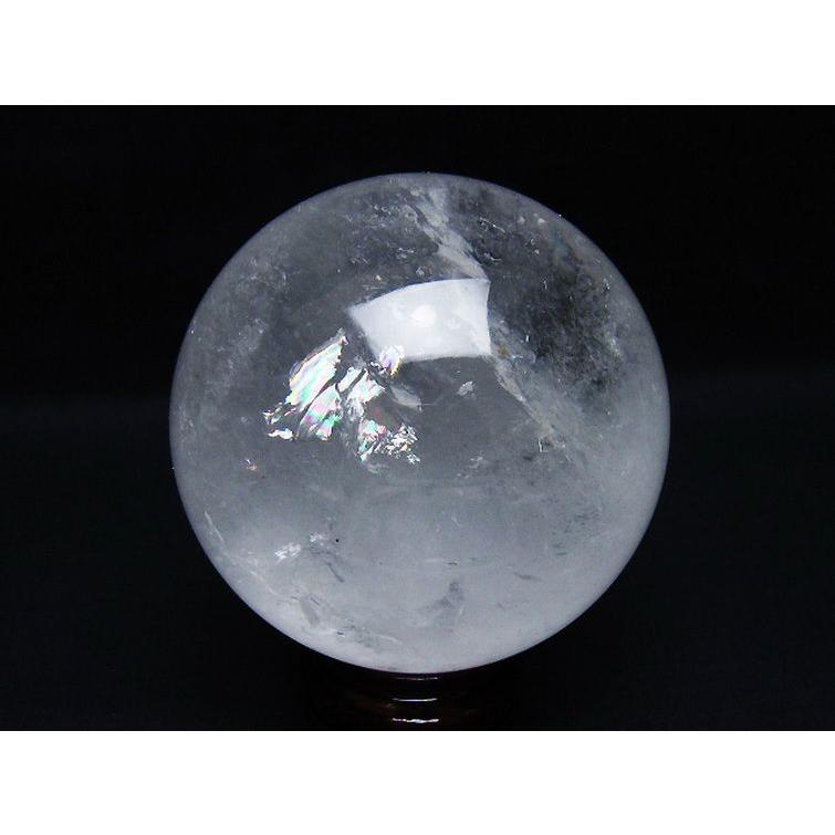 虹入り ヒマラヤ水晶 丸玉 86mm t62-16640 : 誠安天然石専門店 - 通販