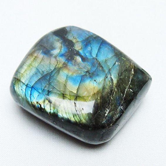 天然石　ラブラドライト ラブラドライト原石 磨き962g 天然石販売 名取貴石 天然石原石鉱物