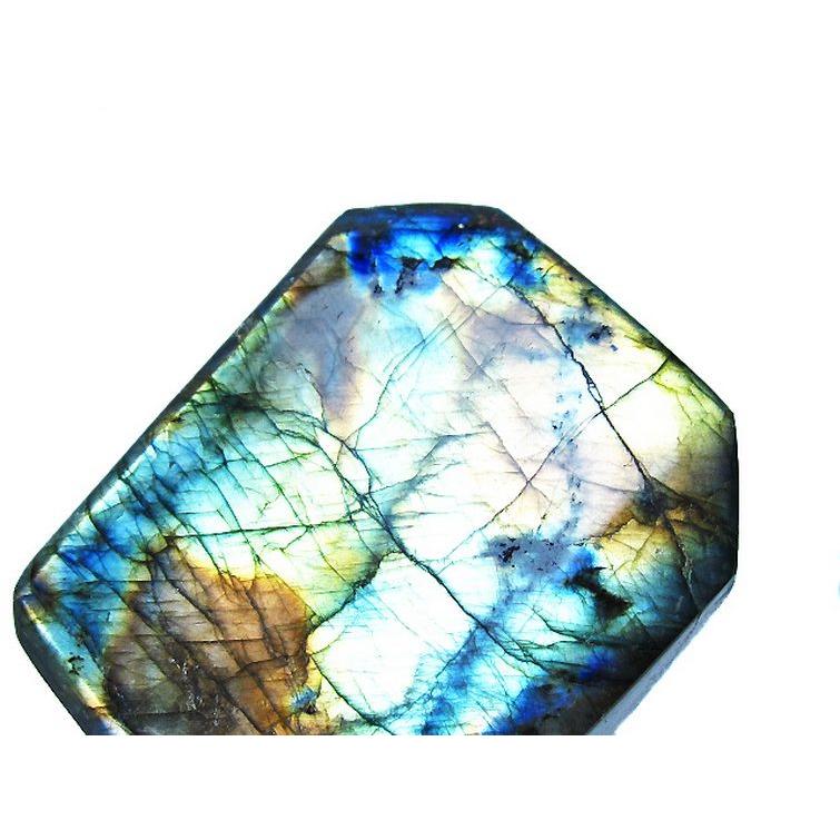 ラブラドライト 原石 t623-9890 : 誠安天然石専門店 - 通販 - Yahoo