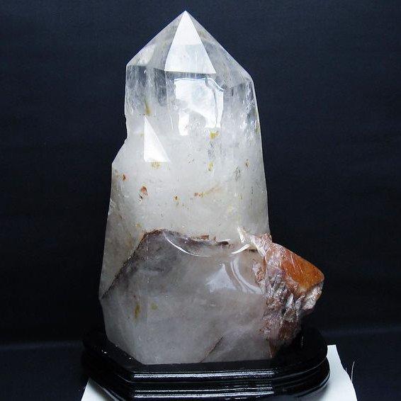 15.2Kg ヒマラヤ水晶赤ガーデンクォーツ（庭園水晶）ダブルポイント 同