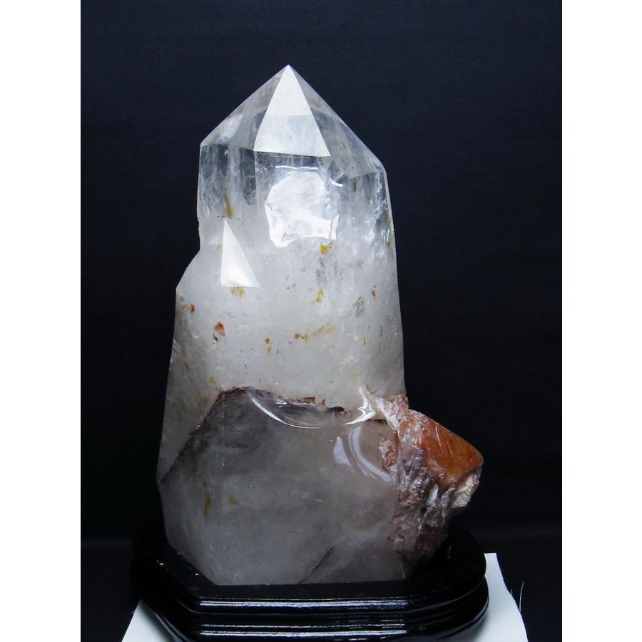 15.2Kg ヒマラヤ水晶赤ガーデンクォーツ（庭園水晶）ダブルポイント 同