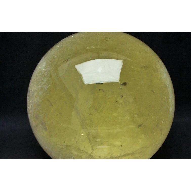 5Kg 虹入り シトリン水晶 丸玉 155mm t63-5516 : 誠安天然石専門店