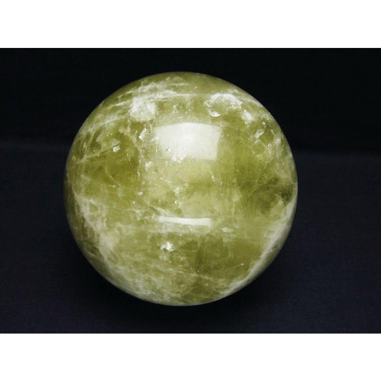 1.5Kg シトリン水晶 丸玉 100mm t63-7533