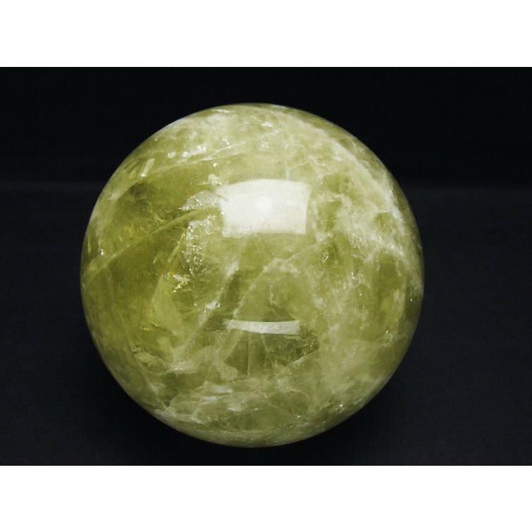 1.4Kg シトリン水晶 丸玉 98mm t63-7561_1