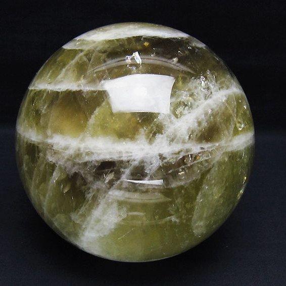 3Kg シトリン水晶 丸玉 135mm t63-7816 : 誠安天然石専門店 - 通販