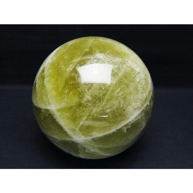 2.4Kg シトリン水晶 丸玉 125mm t63-7823 : 誠安天然石専門店 - 通販