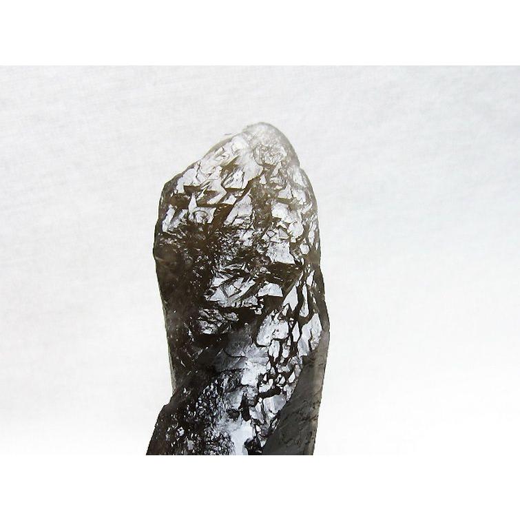 ブラジル産 モリオン 純天然 黒水晶 原石 t633-2758 : 誠安天然石専門