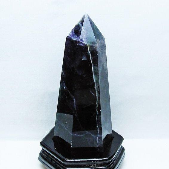 高品質✨ 特大フローライトファントム 六角柱✩.*˚ 高品質✨ 特大フローライトファントム 六角柱✩.*˚ 【公式通販】