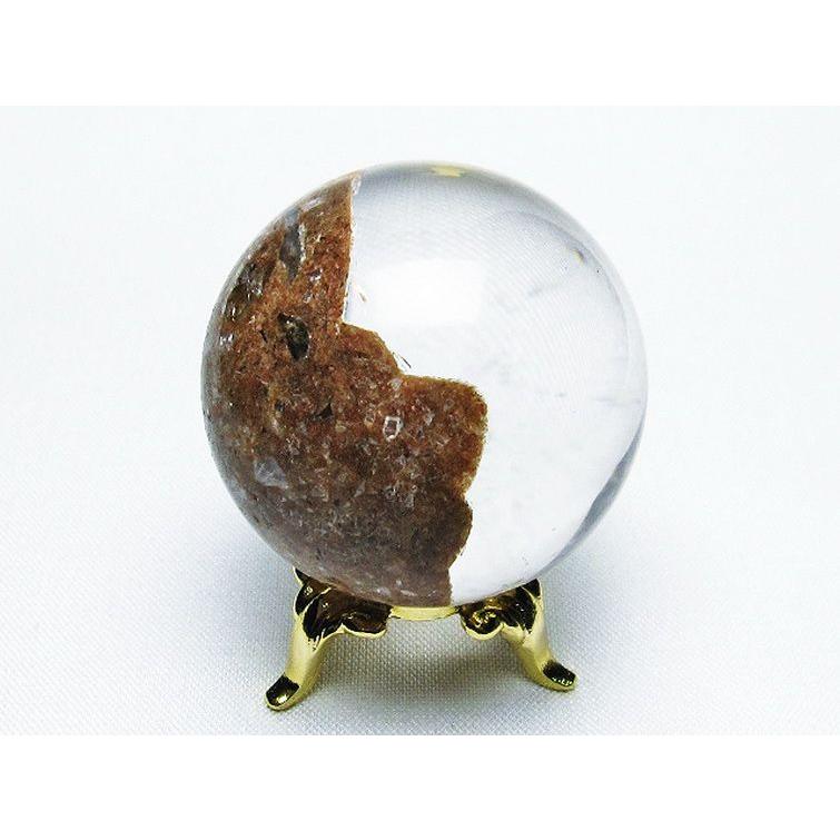 ルチルクォーツ 丸玉 ゴールドタイチンルチル水晶 40mm t637-4444_3