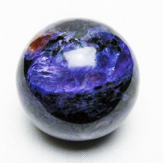 チャロアイト 丸玉 38mm t637-4490 : 誠安天然石専門店 - 通販 - Yahoo