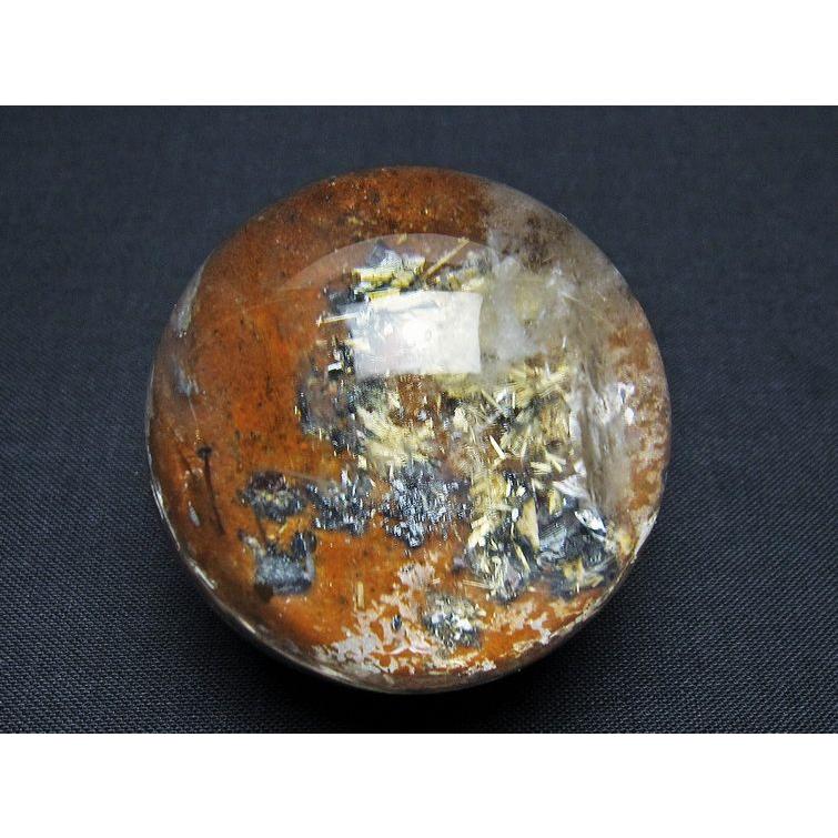 ❤️買い得　44mm 金運アップ ゴルド　ルチルクォーツ 丸玉 ❤️買い得 44mm 金運アップ ゴルド ルチルクォーツ 丸玉