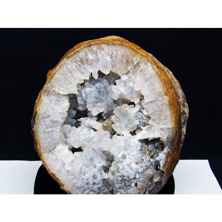 2.1Kg メノウ 原石 カルサイト共生 t640-2247 : 誠安天然石専門店