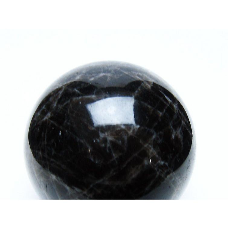 モリオン 純天然 黒水晶 丸玉 68mm t643-4892 : 誠安天然石専門店