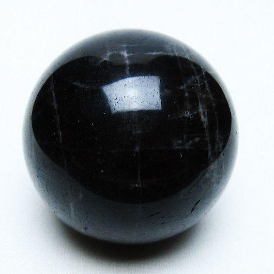 モリオン 純天然 黒水晶 丸玉 56mm t643-4994 : 誠安天然石専門店