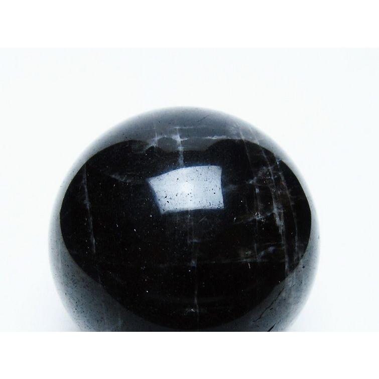 モリオン 純天然 黒水晶 丸玉 56mm t643-4994 : 誠安天然石専門店