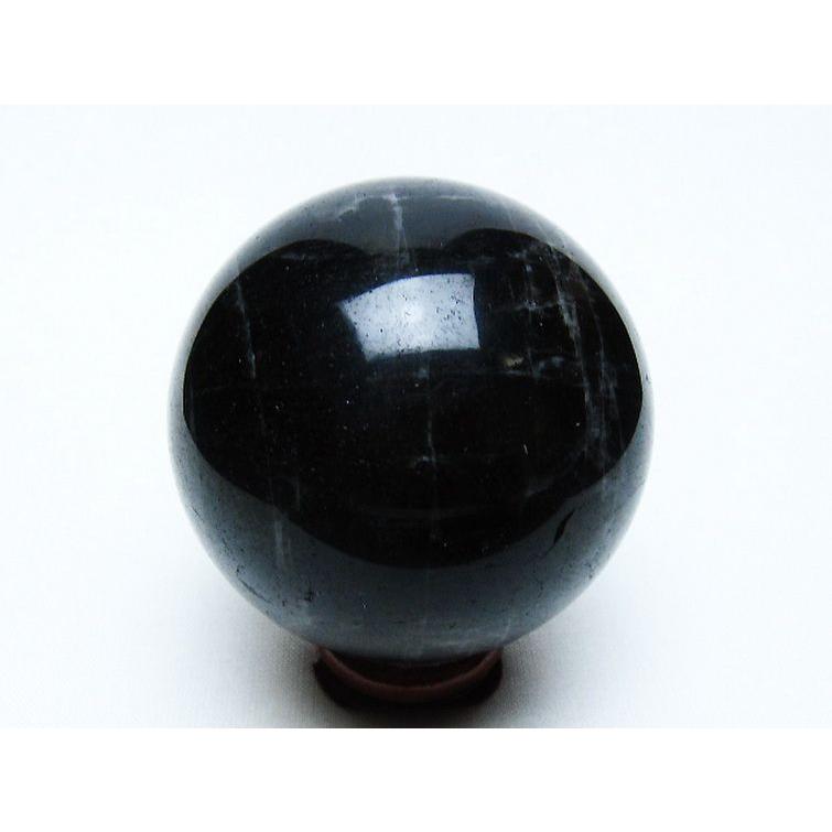 モリオン 純天然 黒水晶 丸玉 56mm t643-4994 : 誠安天然石専門店