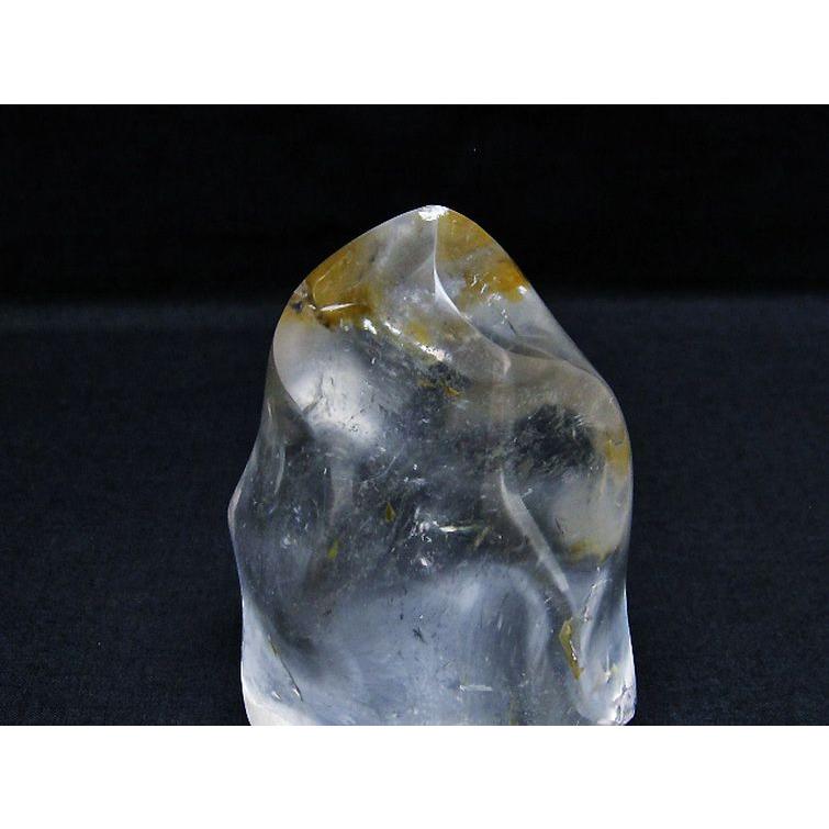 ヒマラヤ水晶 炎（フレイム） ポリッシュ 置物 t653-3745 : 誠安