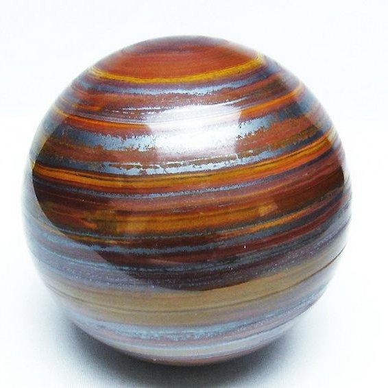 2.3Kg アイアンタイガーアイ 丸玉 110mm t671-6087 : 誠安天然石専門店