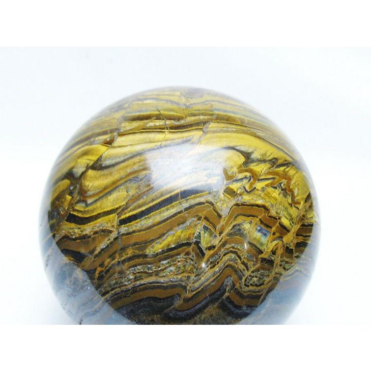 1.5Kg アイアンタイガーアイ 丸玉 98mm t671-6375_2