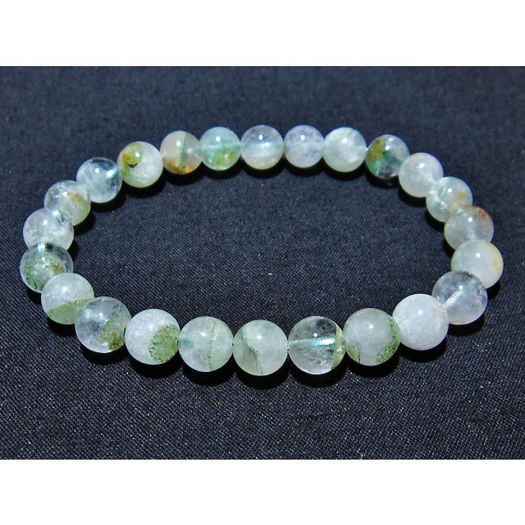 グリーンファントム ブレスレット 8mm t683-929 : 誠安天然石専門店