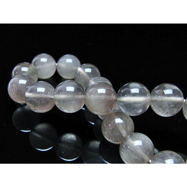 ルチルクォーツ ブレスレット キャッツアイ プラチナルチル 11mm t684