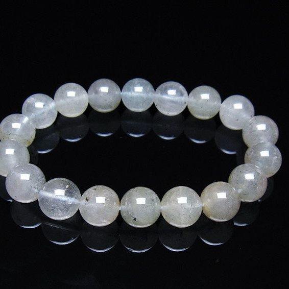 ルチルクォーツ ブレスレット キャッツアイ プラチナルチル 12mm t684