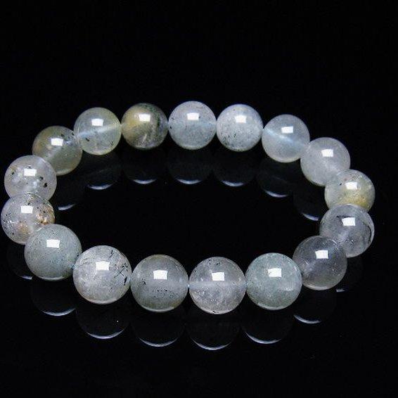 ルチルクォーツ ブレスレット キャッツアイ プラチナルチル 12mm t684