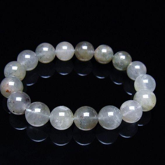 ルチルクォーツ ブレスレット キャッツアイ プラチナルチル 12mm t684