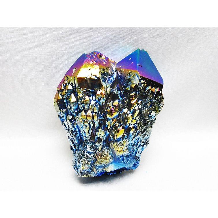 オーラ水晶 オーラクリスタル カテドラルライブラリー 原石(レインボー