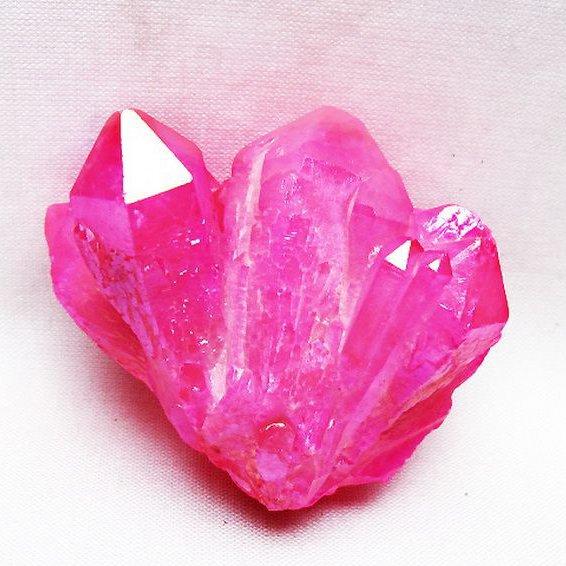 オーラ水晶 オーラクリスタル クラスター (ローズ) t693-5589 : 誠安