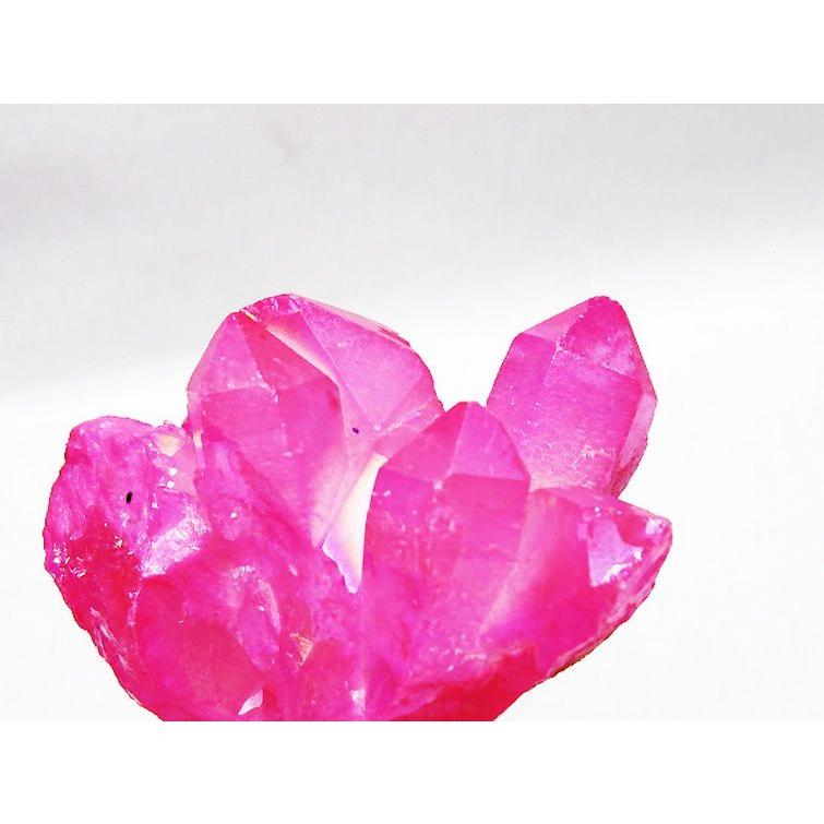 オーラ水晶 オーラクリスタル クラスター (ローズ) t693-5589 : 誠安