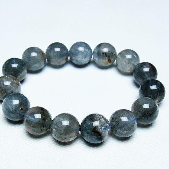 トルマリン ブレスレット トルマリンルチル 15mm t702-6538 : 誠安