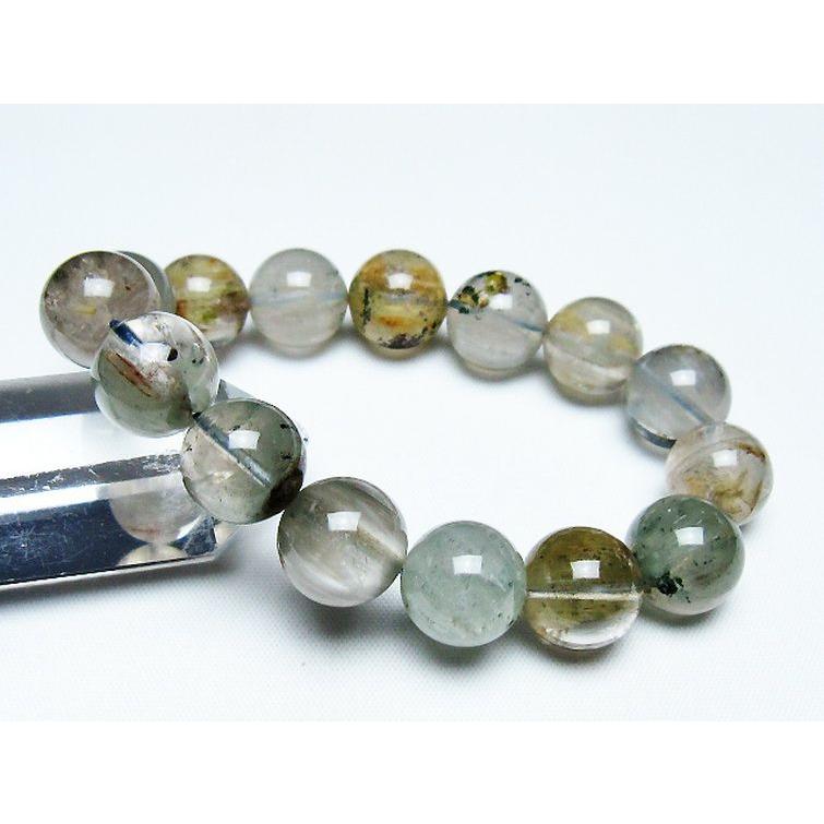 トルマリン ブレスレット トルマリンルチル 14mm t702-6572 : 誠安