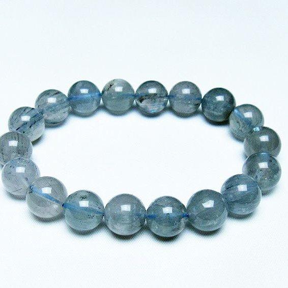 トルマリン ブレスレット トルマリンルチル 12mm t702-6687 : 誠安