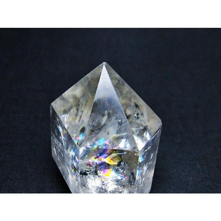 虹入り ヒマラヤ水晶 六角柱 t705-7311 : 誠安天然石専門店 - 通販