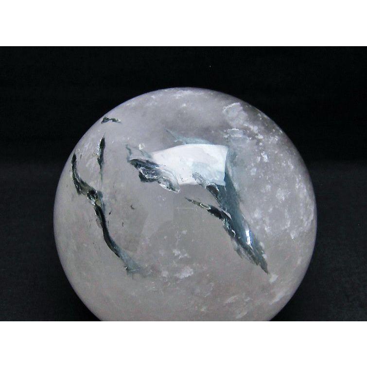 1.3Kg ガーデンクォーツ（庭園水晶） 丸玉 100mm t718-2552 : 誠安