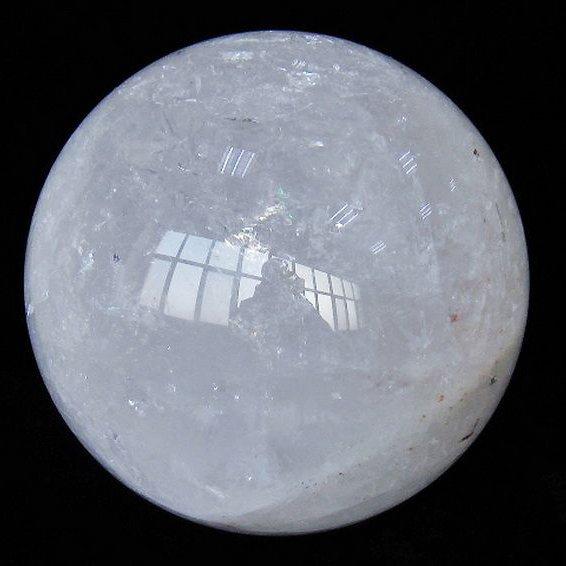 33.3Kg 虹入り ヒマラヤ水晶 丸玉 290mm 同梱不可 t718-3349 : 誠安