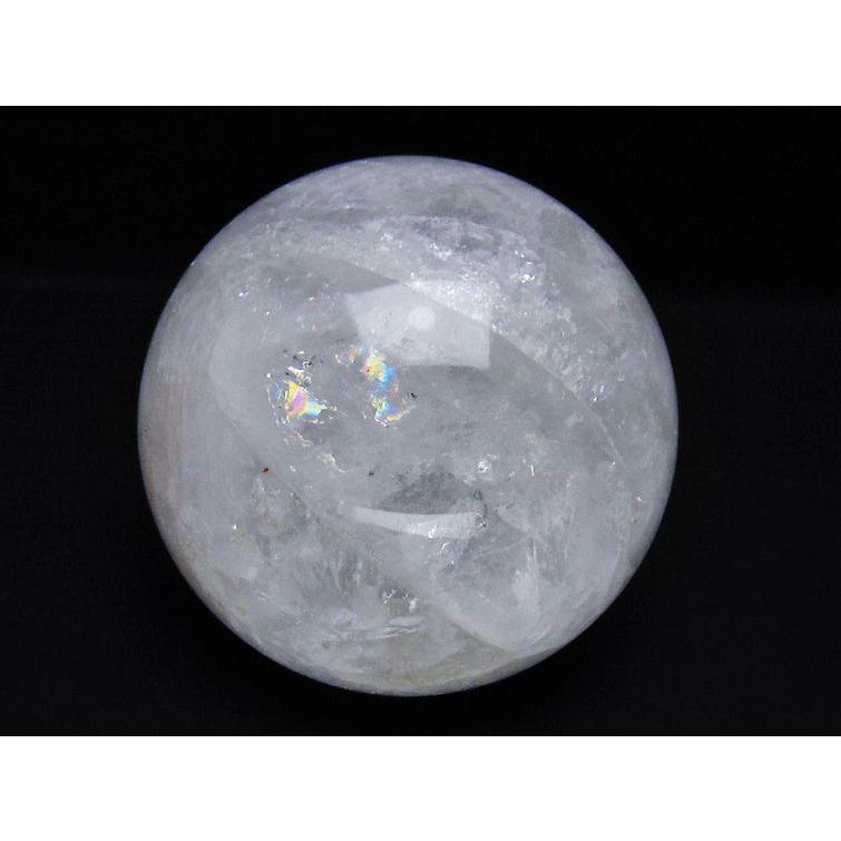 1.7Kg 虹入り ヒマラヤ水晶 丸玉 110mm t718-3453 【公式通販】