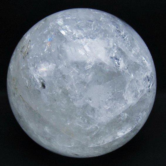 4.2Kg 虹入り ヒマラヤ水晶 丸玉 150mm t718-3538 : 誠安天然石専門店