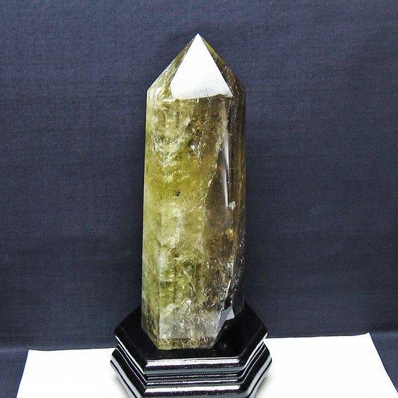 1.9Kg 虹入り シトリン水晶 六角柱 t719-5045 : 誠安天然石専門店