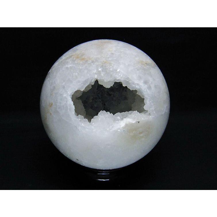 1.1Kg モロッコ産 水晶 笑口 丸玉 113mm t722-1041_3