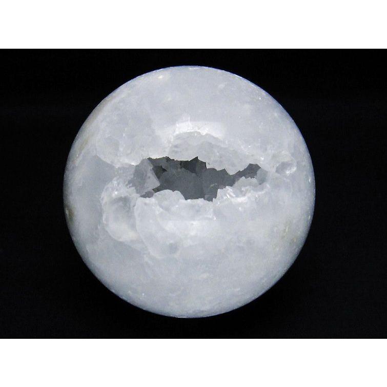 モロッコ産 水晶 笑口 丸玉 81mm t722-945 : 誠安天然石専門店 - 通販